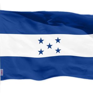 G128 Honduras Honduran Flag | 3x5 feet | Printed 150D - Indoor/Outdoor, Vibrant Colors, Brass Grommets, Quality Polyester, Much Thicker More Durable Than 100D 75D Polyester