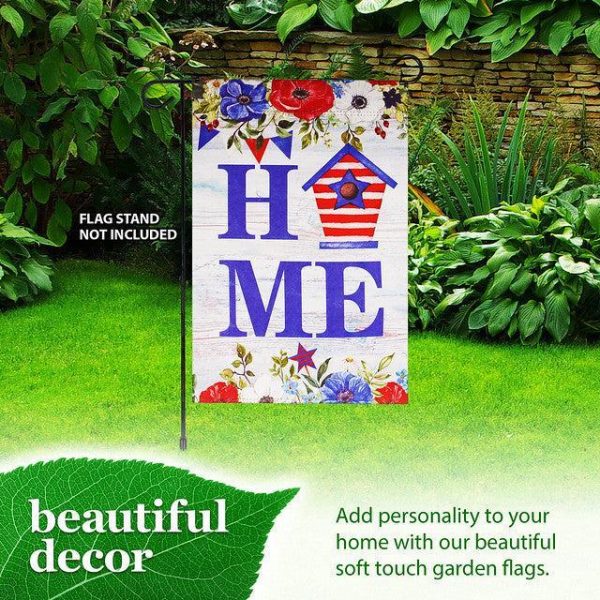 G128 Garden Flag Home Patriotic Birdhouse | 12x18 Inch | Printed Blockout Polyester - Patriotic Decoration - Image 8