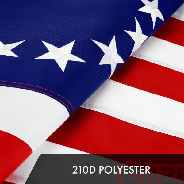 G128 3 Pack: Betsy Ross Flag | 2.5x4 Ft | ToughWeave Series Embroidered 300D Polyester | Historical Flag, Embroidered Design, Indoor/Outdoor, Brass Grommets - Image 4