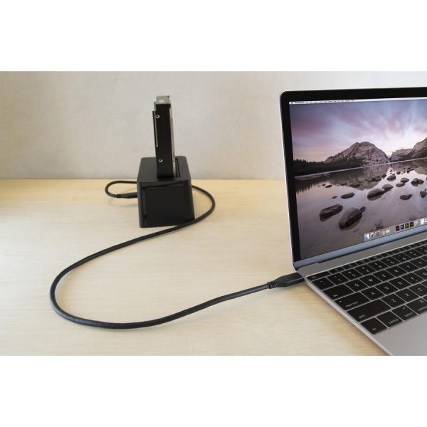 Plugable 10Gbps USB C to USB C Cable, 3.3 feet (1 Meter), 3A, USB-IF Certified, USB 3.1 Gen 2 Type-C - Image 3