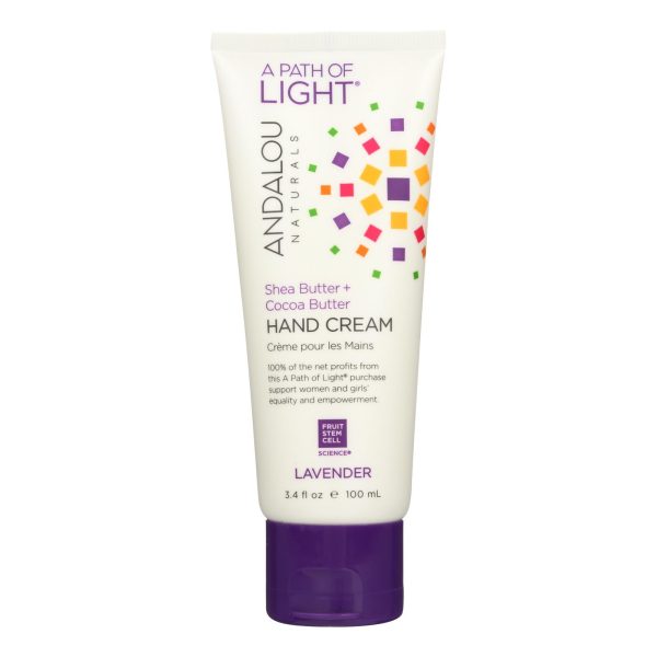 Andalou Naturals Hand Cream Lavender Shea - 3.4 fl oz - Image 2