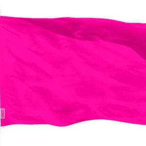 G128 Solid Magenta Color Flag | 2x3 Ft | LiteWeave Pro Series Printed 150D Polyester | Indoor/Outdoor, Vibrant Colors, Brass Grommets, Thicker and More Durable Than 100D 75D Polyester