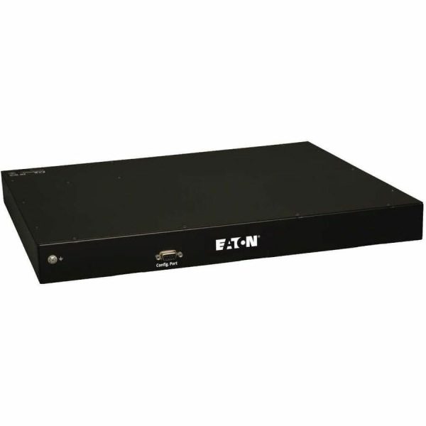 Eaton 3.7kW Single-Phase 208/230V Monitored PDU - LX Platform, 8 C13 Outlets, C20 Input with L6-20P Adapter, 2.4m Cord, 1U Rack-Mount, TAA - Image 2