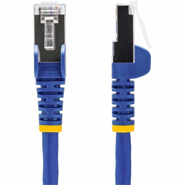 StarTech.com 3ft Blue CAT8 Ethernet Cable, Snagless RJ45, 25G/40G 2000MHz, 100W PoE, S/FTP, 26AWG Pure Bare Copper, LSZH Network Patch Cord - Image 2
