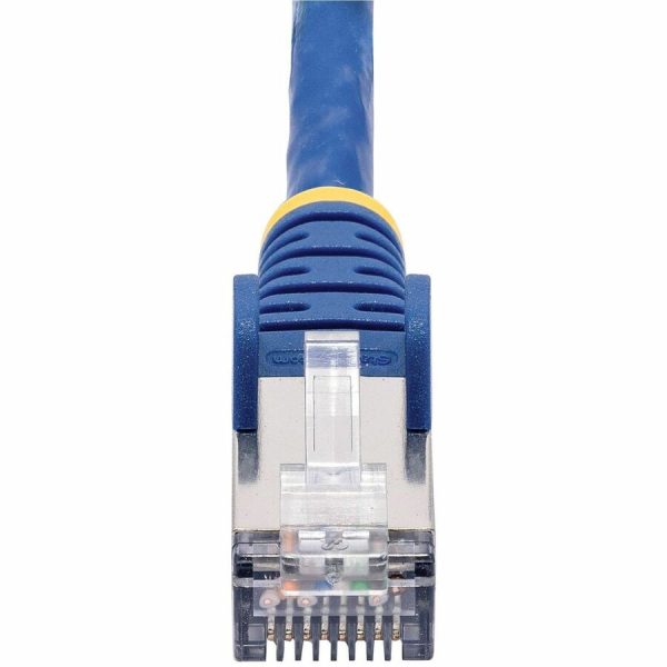 StarTech.com 3ft Blue CAT8 Ethernet Cable, Snagless RJ45, 25G/40G 2000MHz, 100W PoE, S/FTP, 26AWG Pure Bare Copper, LSZH Network Patch Cord - Image 4