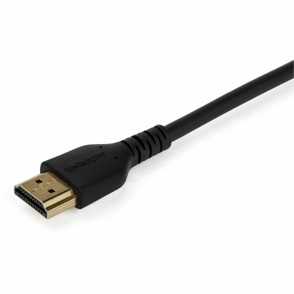StarTech.com 2m Premium Certified HDMI 2.0 Cable with Ethernet - 6ft High Speed UHD 4K 60Hz HDR Durable Rugged Ultra HD HDMI Monitor Cord - Image 2