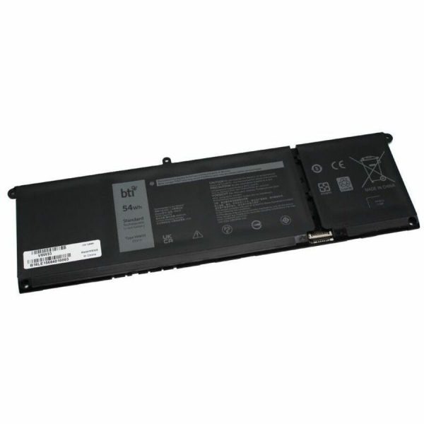 BTI V6W33-BTI 15V 54WHR LI-ION BATTERY 0927N5, 0FH3K2, 0MVK11, 0VKYJX, 0WV3K8, 0XDY9K, CN-0XDY9K, MVK11, V6W33, VKYJX, WV3K8, XPHX8