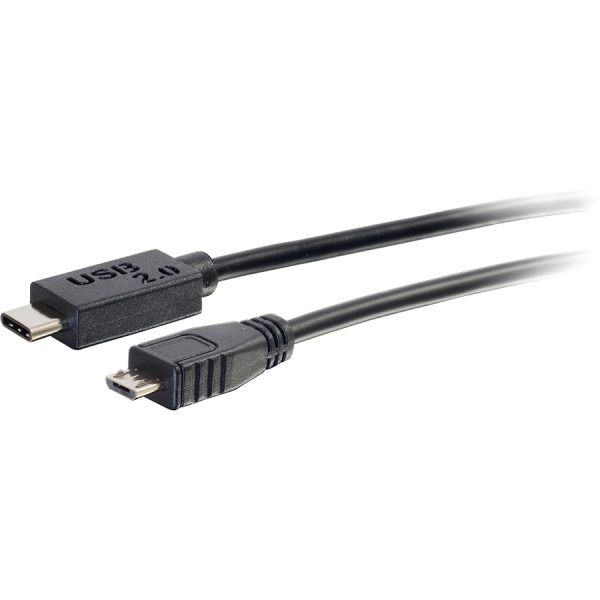 C2G 6ft USB C to USB Micro B Cable - M/M - Image 4