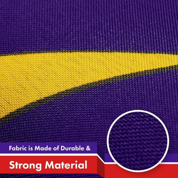 G128 10 Pack: Malaysia Malaysian Flag | 3x5 Ft | LiteWeave Pro Series Printed 150D Polyester | Country Flag, Indoor/Outdoor, Vibrant Colors, Brass Grommets, Thicker and More Durable Than 100D 75D Poly - Image 4