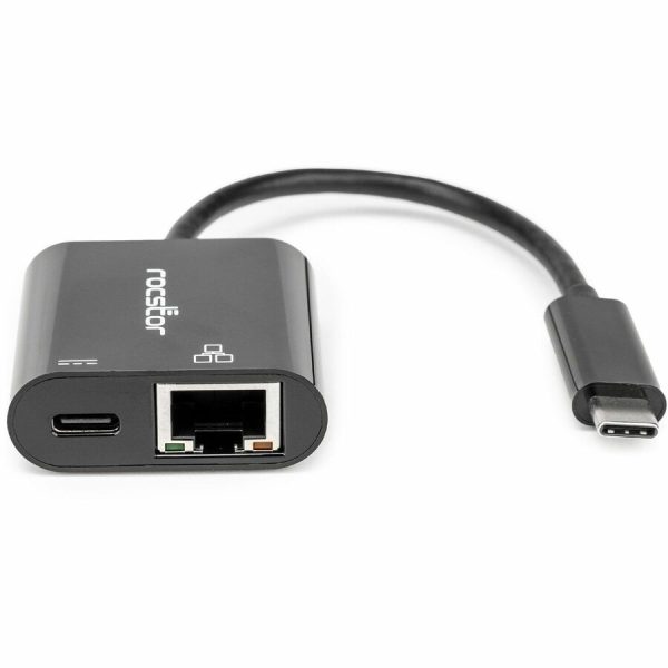 Rocstor Premium USB-C to Gigabit Ethernet with USB-C 100W Power Delivery PD 3.0 Adapter - Image 3
