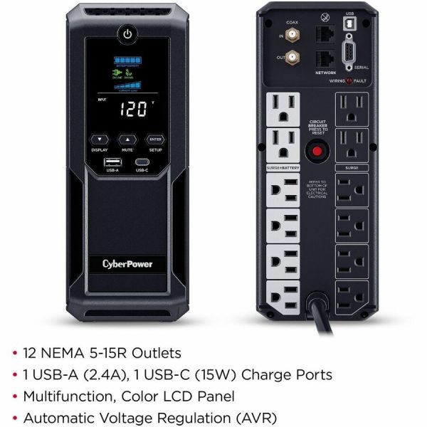 CyberPower CP1350AVRLCD3 Intelligent LCD UPS Systems - Image 2