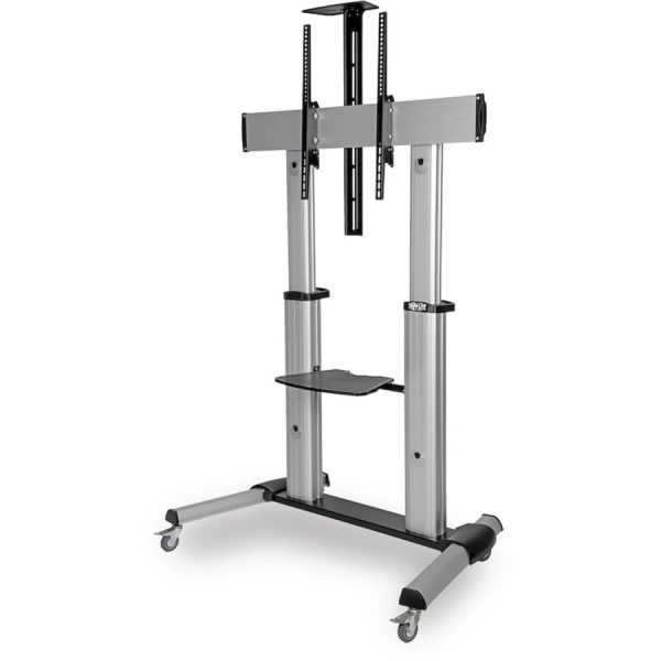 Eaton Tripp Lite Series Heavy-Duty Rolling TV Stand, Height Adjustable, 60" - 100" Screens - Image 3