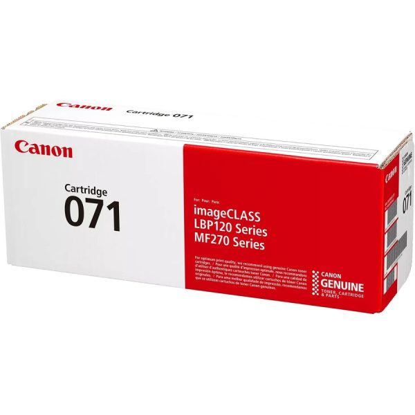 Canon 071 Original Standard Yield Laser Toner Cartridge - Black - 1 Pack - Image 4