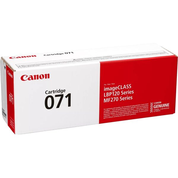 Canon 071 Original Standard Yield Laser Toner Cartridge - Black - 1 Pack - Image 5