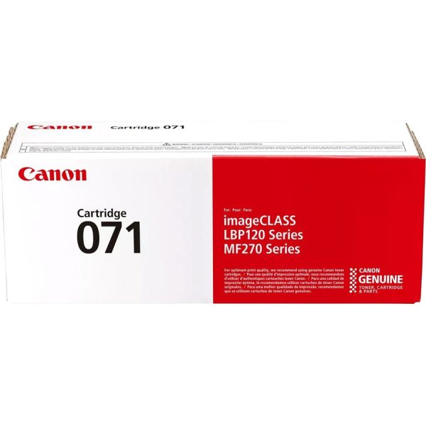 Canon 071 Original Standard Yield Laser Toner Cartridge - Black - 1 Pack - Image 6