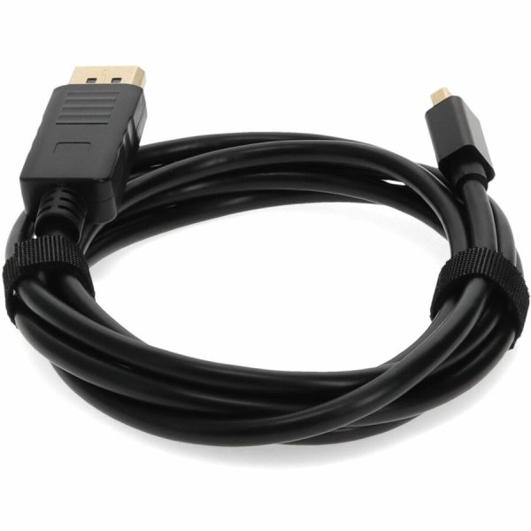 6ft Mini-DisplayPort 1.1 Male to DisplayPort 1.2 Male Black Cable For Resolution Up to 3840x2160 (4K UHD) - Image 4