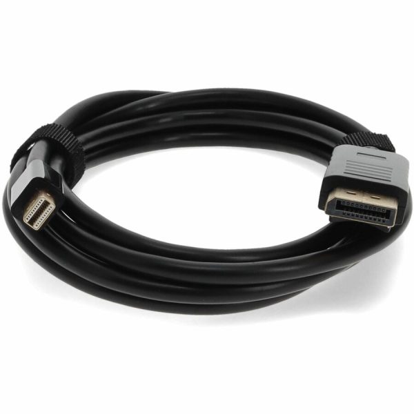 6ft Mini-DisplayPort 1.1 Male to DisplayPort 1.2 Male Black Cable For Resolution Up to 3840x2160 (4K UHD) - Image 8