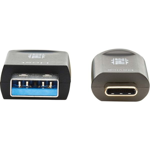 Eaton Tripp Lite Series USB-A to USB-C AOC Cable (M/M) - USB 3.2 Gen 2 (10Gbps) Plenum-Rated Fiber Active Optical - Data Only, Backward Compatible, Black, 10 m (33 ft.) - Image 3