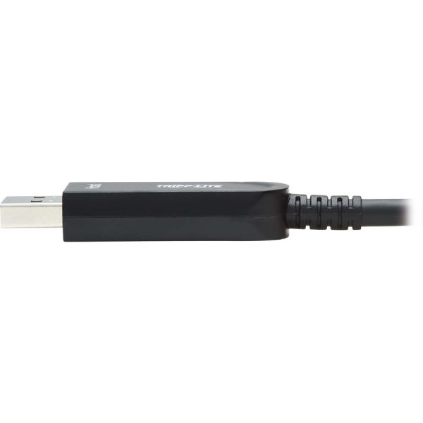 Eaton Tripp Lite Series USB-A to USB-C AOC Cable (M/M) - USB 3.2 Gen 2 (10Gbps) Plenum-Rated Fiber Active Optical - Data Only, Backward Compatible, Black, 10 m (33 ft.) - Image 6