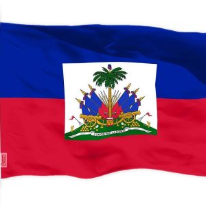 G128 Haiti Haitian Flag | 3x5 Ft | Printed 150D Polyester - Indoor/Outdoor, Vibrant Colors, Brass Grommets, Quality Polyester, Much Thicker More Durable Than 100D 75D Polyester