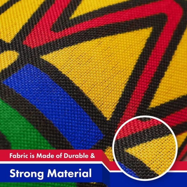 G128 Haiti Haitian Flag | 3x5 Ft | Printed 150D Polyester - Indoor/Outdoor, Vibrant Colors, Brass Grommets, Quality Polyester, Much Thicker More Durable Than 100D 75D Polyester - Image 4