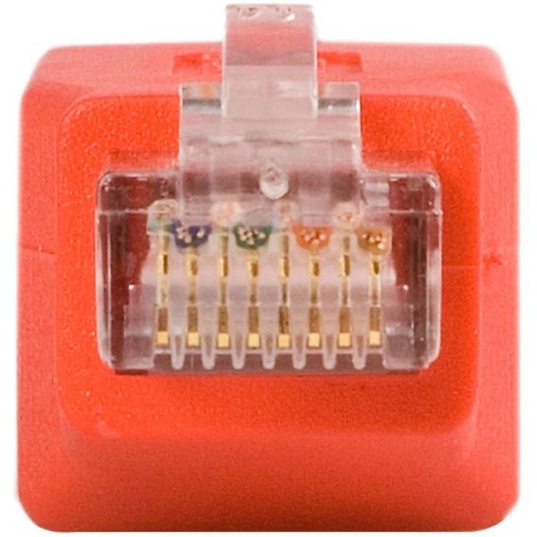StarTech.com Crossover adapter - RJ-45 (M) - RJ-45 (F) - Gigabit - ( CAT 6 ) - red - Image 3