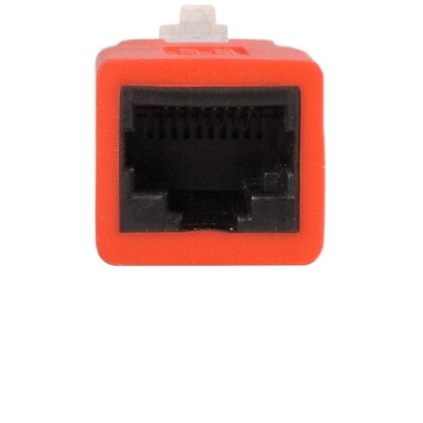 StarTech.com Crossover adapter - RJ-45 (M) - RJ-45 (F) - Gigabit - ( CAT 6 ) - red - Image 4