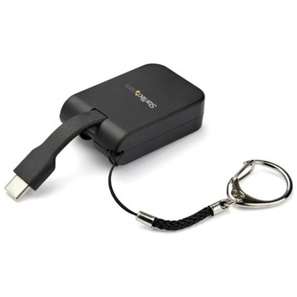 StarTech.com Compact USB C to VGA Adapter - 1080p Active USB Type-C to VGA Display Converter w/ Keychain Ring - Thunderbolt 3 Compatible - Image 6