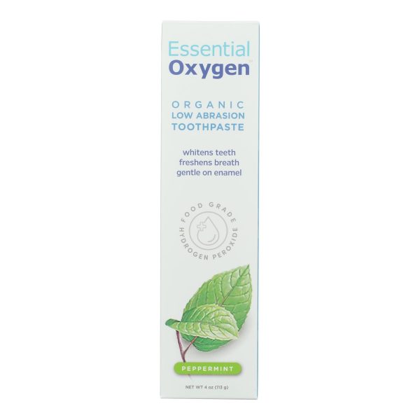 Essential Oxygen Toothpaste - Peppermint - Case of 1 - 4 oz. - Image 2