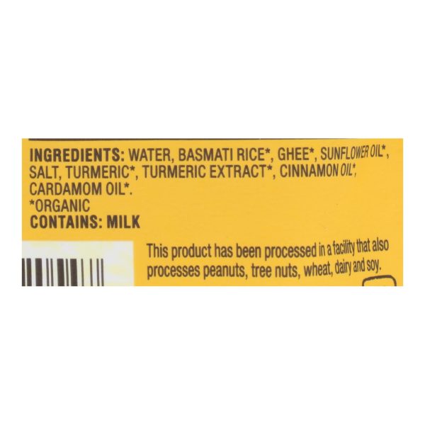 Tasty Bite - Rice Turmeric - Case of 6-8.8 OZ - Image 2
