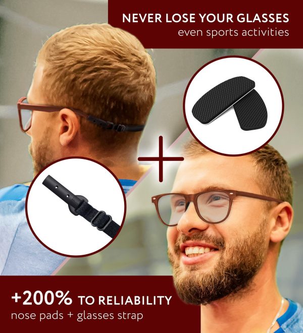 SIGONNA Eye Glasses Nose Grip Non Slip - 1 mm Ultra Thin Eyeglass Nose Pads Anti Slip - Silicone Nose Pads Glasses Anti-Slip - Sunglass Nose Bridge Pads Glasses - 6 Pairs - 1mm x 7mm x 16mm - Image 2