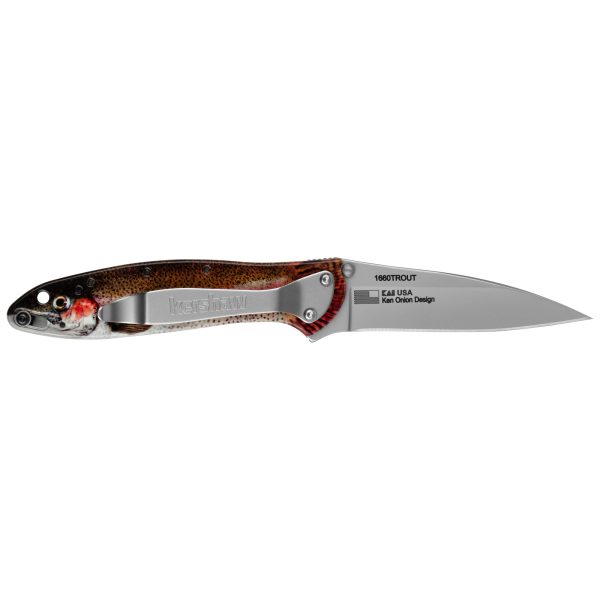 KERSHAW LEEK 3" RNBW TROUT/SILVER - Image 2