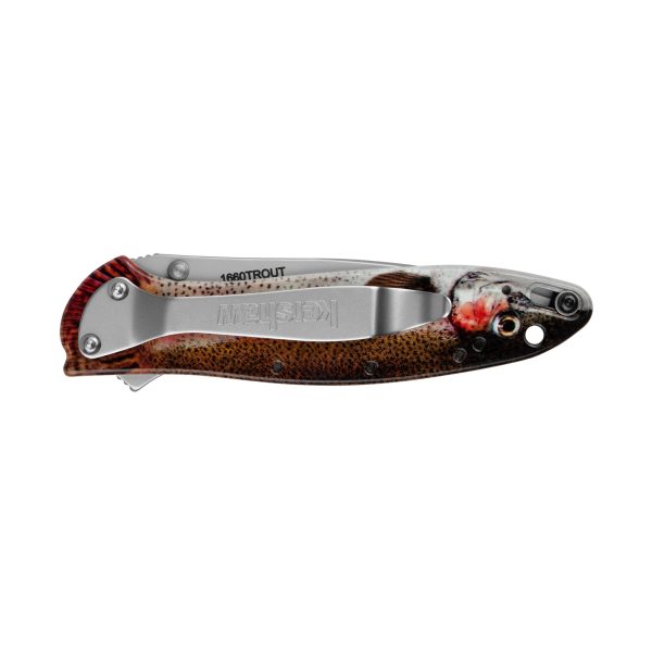 KERSHAW LEEK 3" RNBW TROUT/SILVER - Image 3