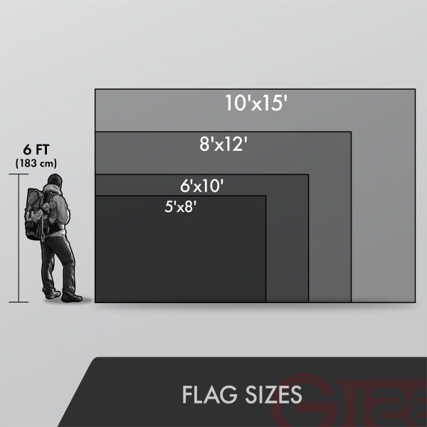 G128 5 Pack: Betsy Ross 1776 Flag | 5x8 Ft | ToughWeave Series Embroidered 300D Polyester | Historical Flag, Embroidered Design, Indoor/Outdoor, Brass Grommets - Image 8