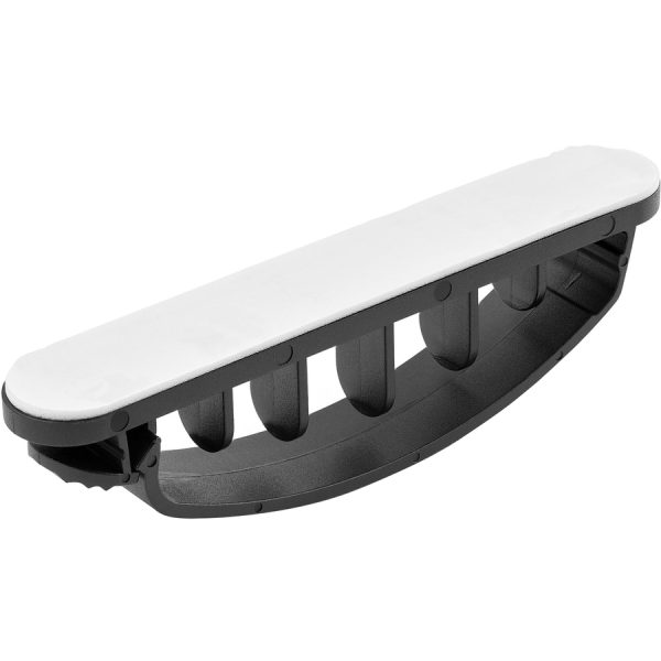 StarTech.com 100 Cable Management Clips - Self Adhesive 6 Slot - Resusable Nylon Desktop USB/Computer Cord Organizer/Clamp/Comb/Holder UL - Image 2