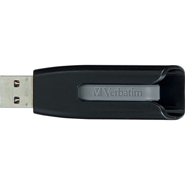 8GB Store 'n' Go® V3 USB 3.2 Gen 1 Flash Drive - Gray - Image 3