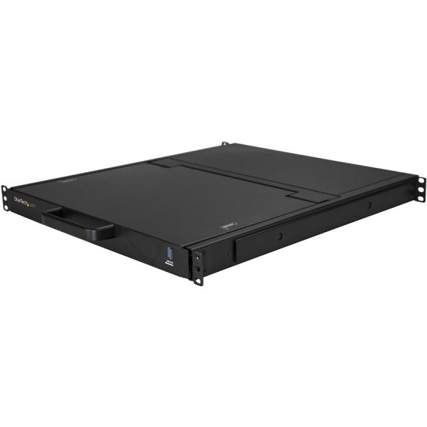 StarTech.com Rackmount KVM Console HD 1080p - Single Port VGA KVM w/17" LCD Monitor - 1U LCD KVM Server Rack Drawer w/Cables - USB Support - Image 4