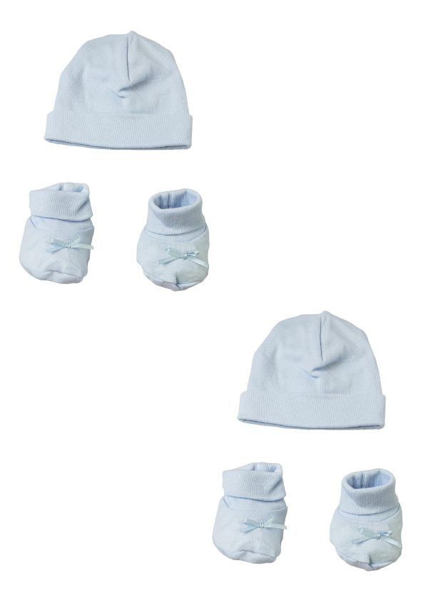 Preemie Cap And Bootie - 4 Pc Set Cs_0061