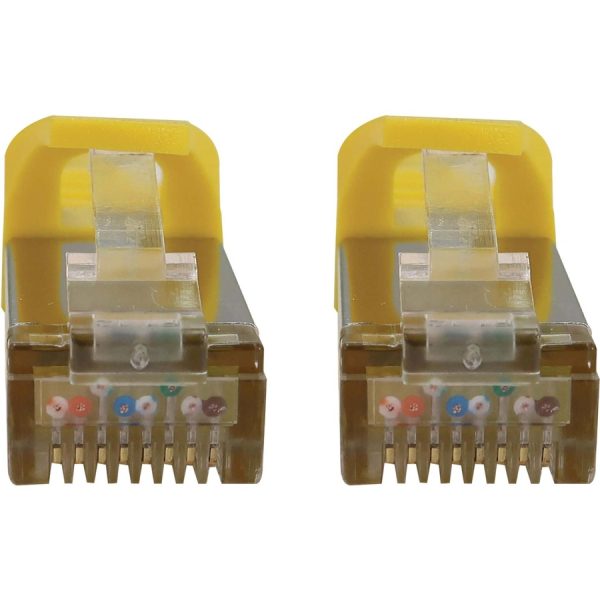 Eaton Tripp Lite Series Cat6a 10G Snagless Shielded Slim STP Ethernet Cable (RJ45 M/M), PoE, Yellow, 6 ft. (1.8 m) - Image 3