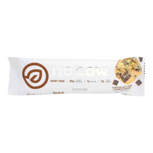 No Cow Bar - Bar Cookie Dough - Case of 12-2.12 OZ - Image 2