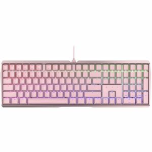CHERRY MX 3.0S Wired RGB Keyboard, MX BLACK SWITCH, For Office And Gaming, Pink