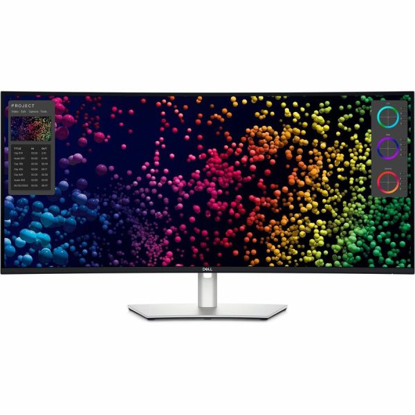 Dell UltraSharp U4025QW 40" Class 5K2K WUHD Curved Screen LED Monitor - 21:9 - Black, Silver - Image 9