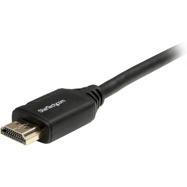 StarTech.com 10ft (3m) Premium Certified HDMI 2.0 Cable with Ethernet, High Speed Ultra HD 4K 60Hz HDMI Cable HDR10, UHD HDMI Monitor Cord - Image 3