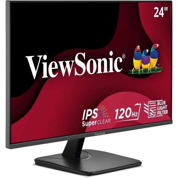 ViewSonic VA2456A-MHD 24 Inch IPS 1080p Monitor with 120Hz, Eye Care, HDMI, DisplayPort, and VGA Inputs for Home and Office - Image 8