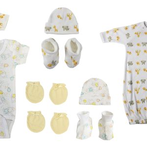 Unisex Newborn Baby 9 Pc  Sets Nc_0666