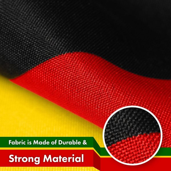G128 Zimbabwe Zimbabwean Flag | 3x5 Ft | LiteWeave Pro Series Printed 150D Polyester | Country Flag, Indoor/Outdoor, Vibrant Colors, Brass Grommets, Thicker and More Durable Than 100D 75D Polyester - Image 4