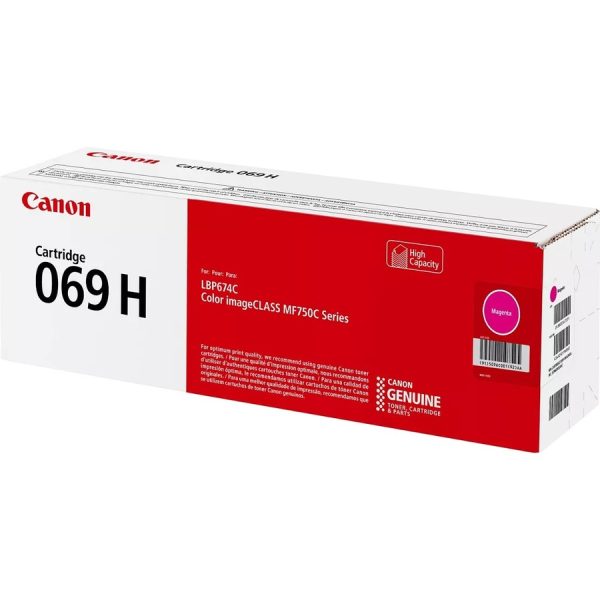 Canon 069 Original High Yield Laser Toner Cartridge - Magenta - 1 Pack - Image 4