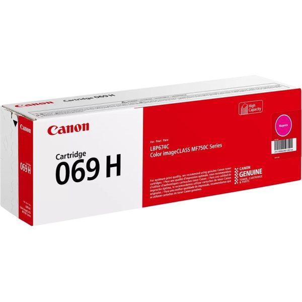 Canon 069 Original High Yield Laser Toner Cartridge - Magenta - 1 Pack - Image 5