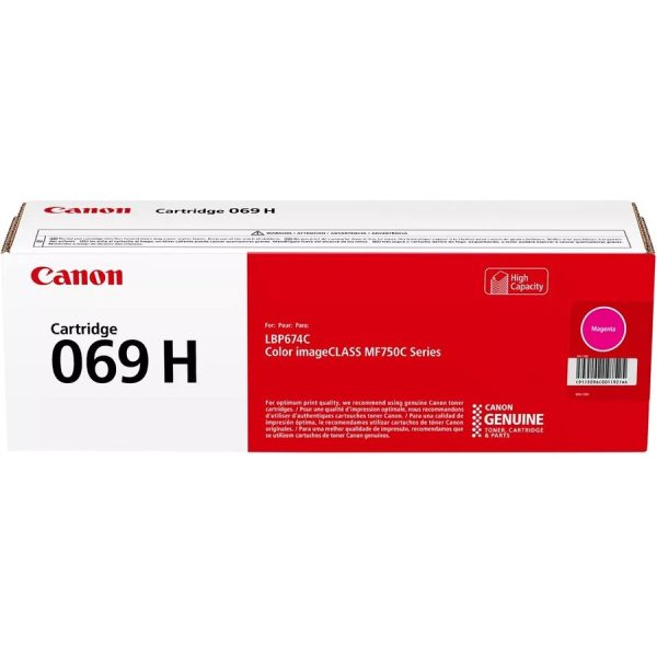 Canon 069 Original High Yield Laser Toner Cartridge - Magenta - 1 Pack - Image 6