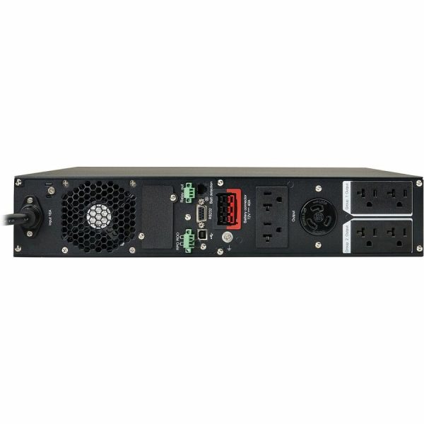 Eaton Tripp Lite Series Tripp Lite series SmartOnline 2000VA 1800W 120V Double-Conversion Sine Wave UPS - 7 Outlets, Extended Run, Network Card Option, LCD, USB, DB9, 2U Rack/Tower - Image 8